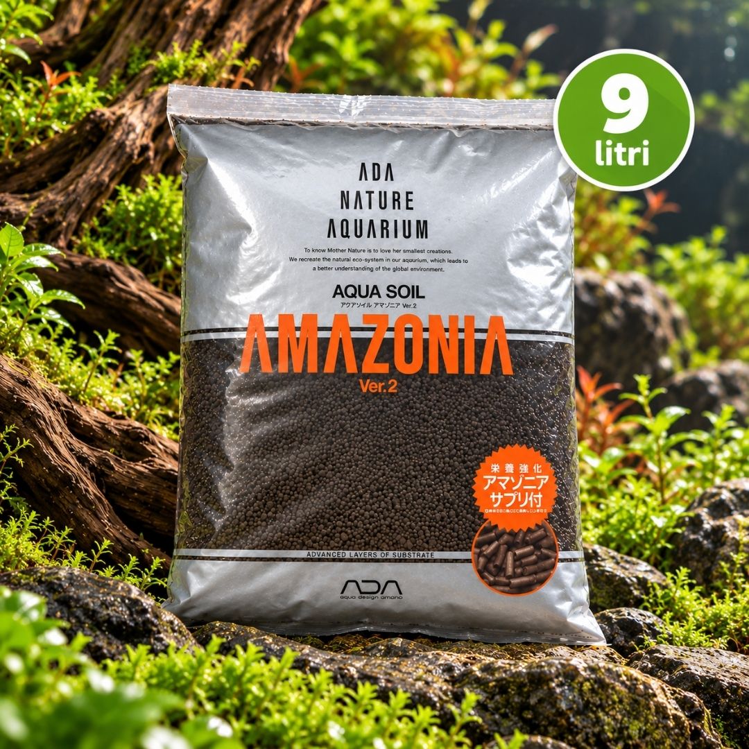ADA Aqua Soil Amazonia Ver. 2 3 e 9 L | Fondo Attivo acquari piantumati