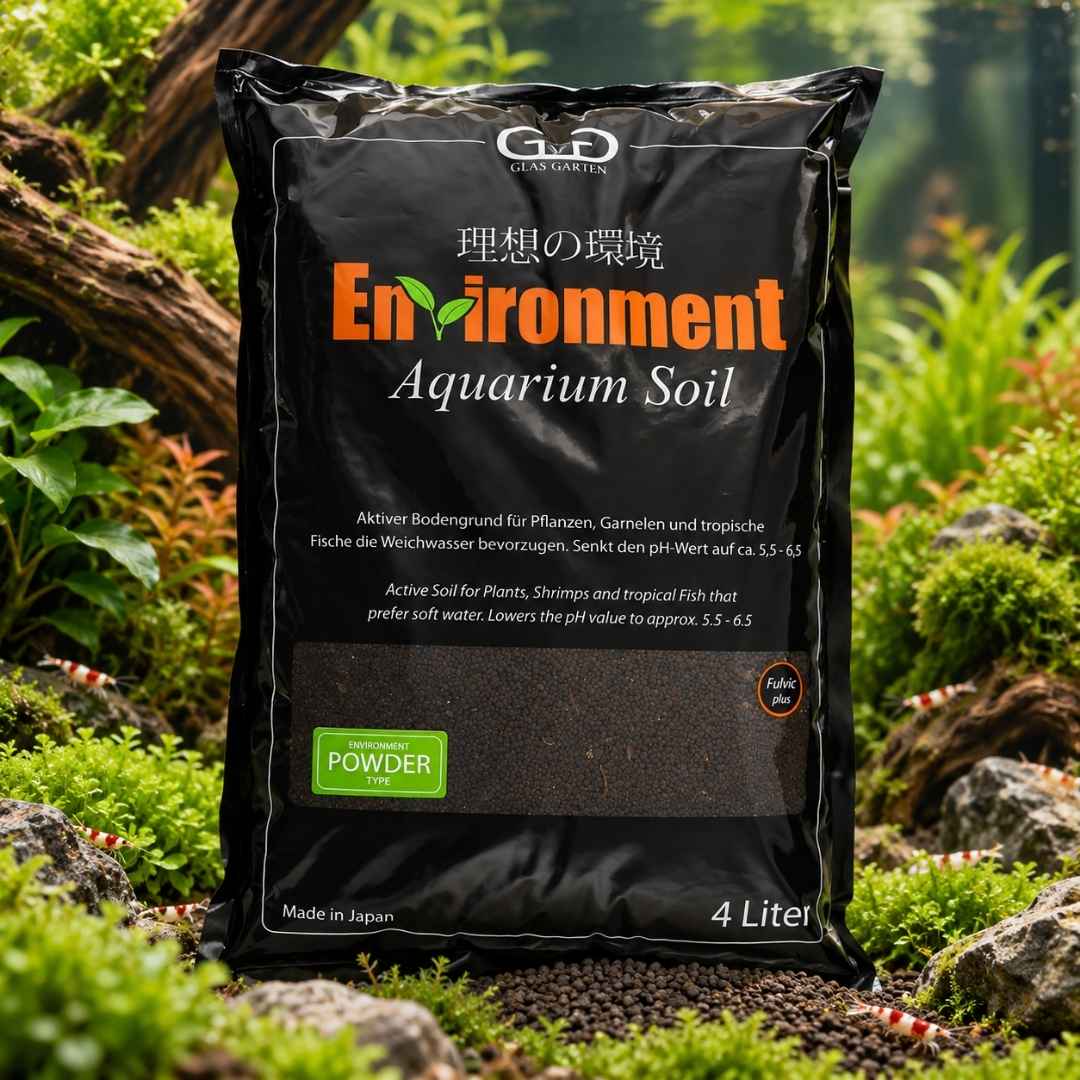 GlasGarten Environment Aquarium Soil Powder | Fondo Attivo | 4/9 L