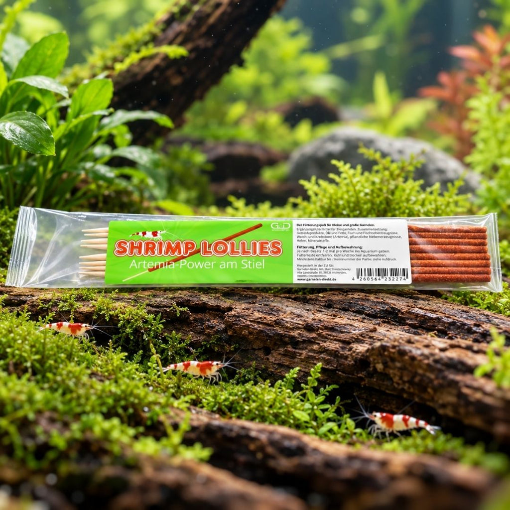 GlasGarten Shrimp Lollies Artemia Power | 8 stick