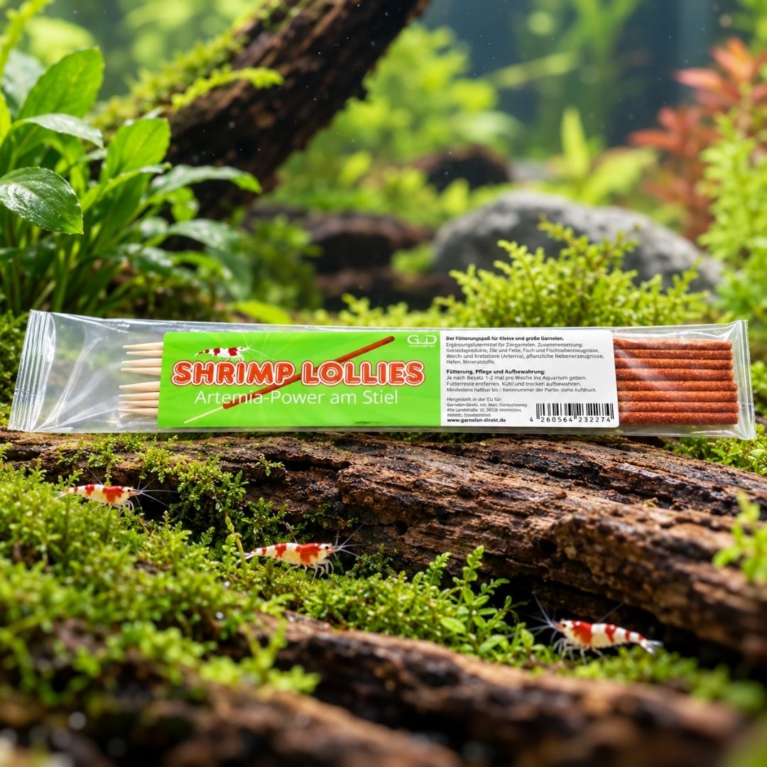 GlasGarten Shrimp Lollies Artemia Power | 8 stick